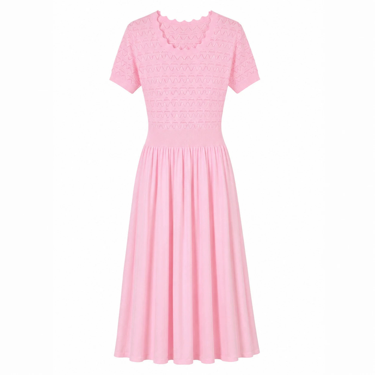 Women's Viscose Fiber Crew Neck Knitwear Manufacturer - MOQ 100 pcs - Style 98006 - 图片 5