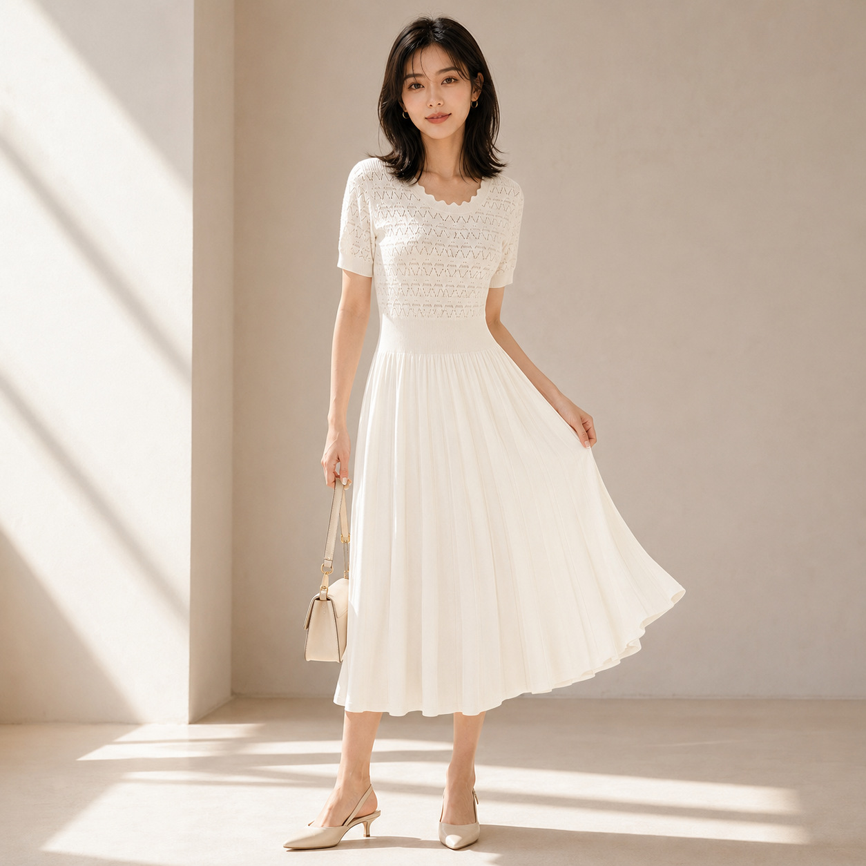 Women's Viscose Fiber Crew Neck Knitwear Manufacturer - MOQ 100 pcs - Style 98006 - 图片 6