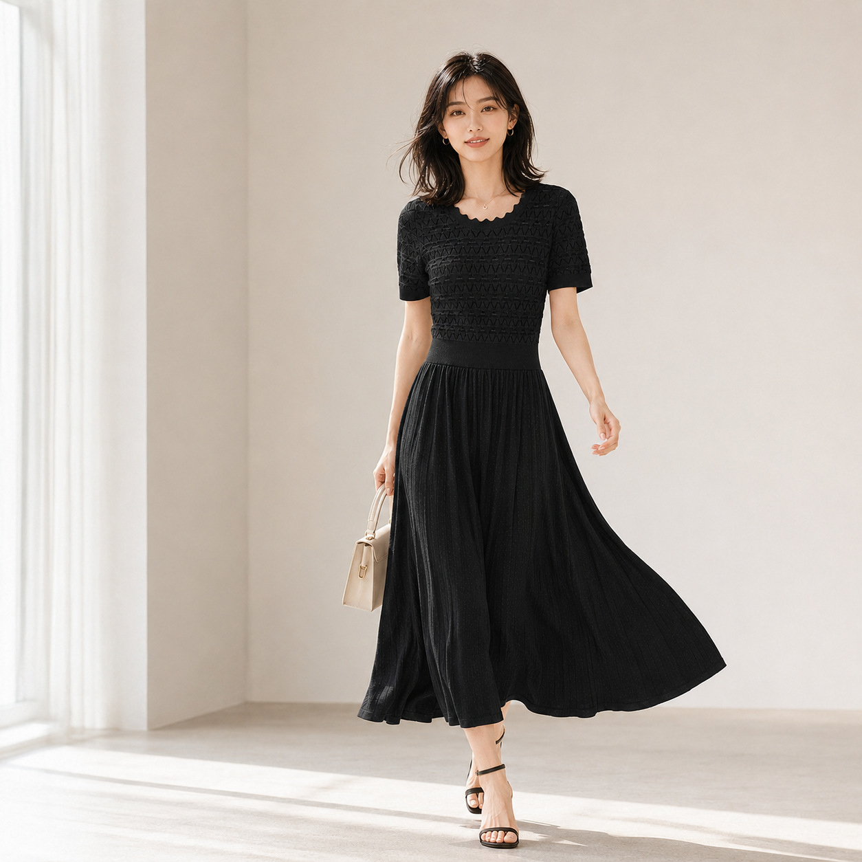 Women's Viscose Fiber Crew Neck Knitwear Manufacturer - MOQ 100 pcs - Style 98006 - 图片 13