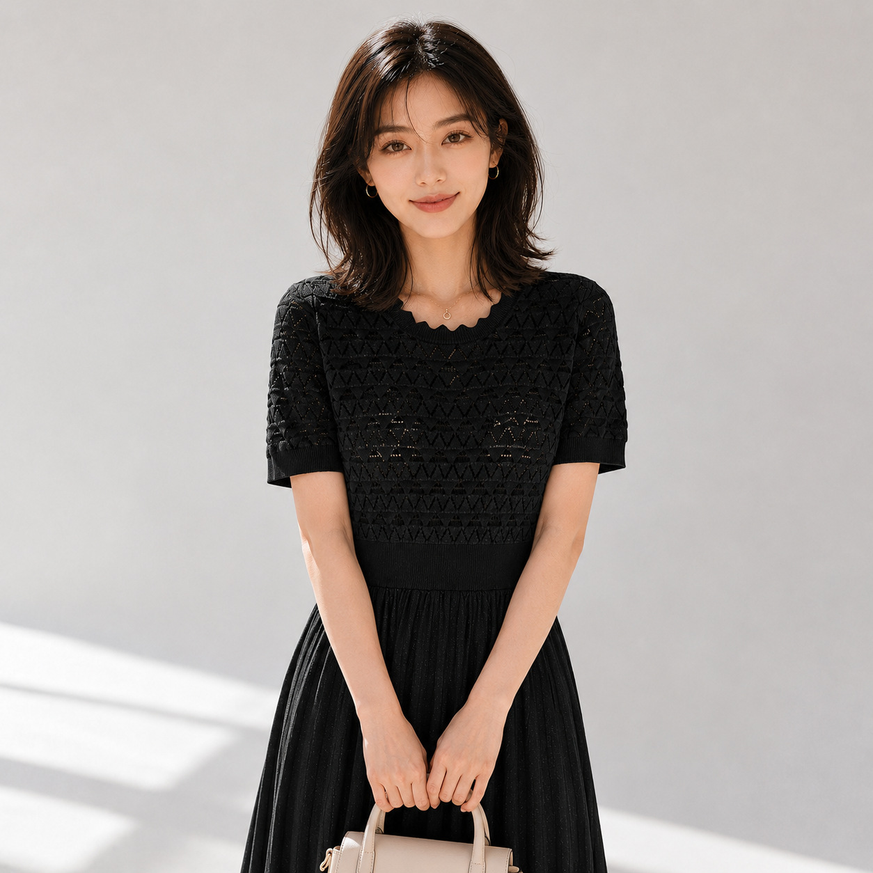 Women's Viscose Fiber Crew Neck Knitwear Manufacturer - MOQ 100 pcs - Style 98006 - 图片 14
