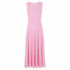Women's Greige Ribbed Sleeveless Maxi Knit Dress — Style 98009