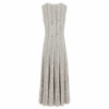 Women's Greige Ribbed Sleeveless Maxi Knit Dress — Style 98009
