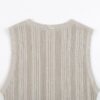 Women's Greige Ribbed Sleeveless Maxi Knit Dress — Style 98009