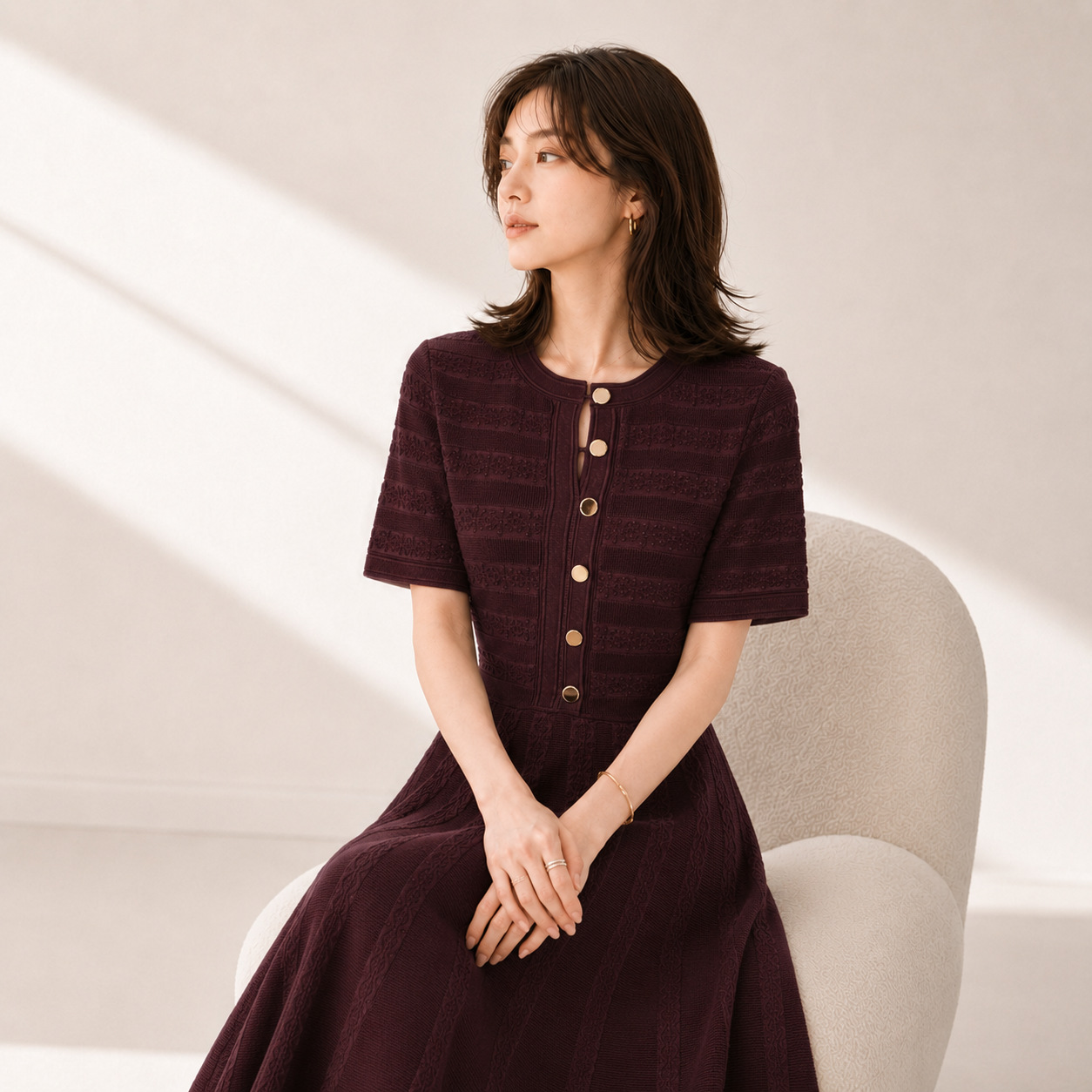 Women's Viscose Fiber Crew Neck Knitwear Manufacturer - MOQ 100 pcs - Style 98010 - 图片 11