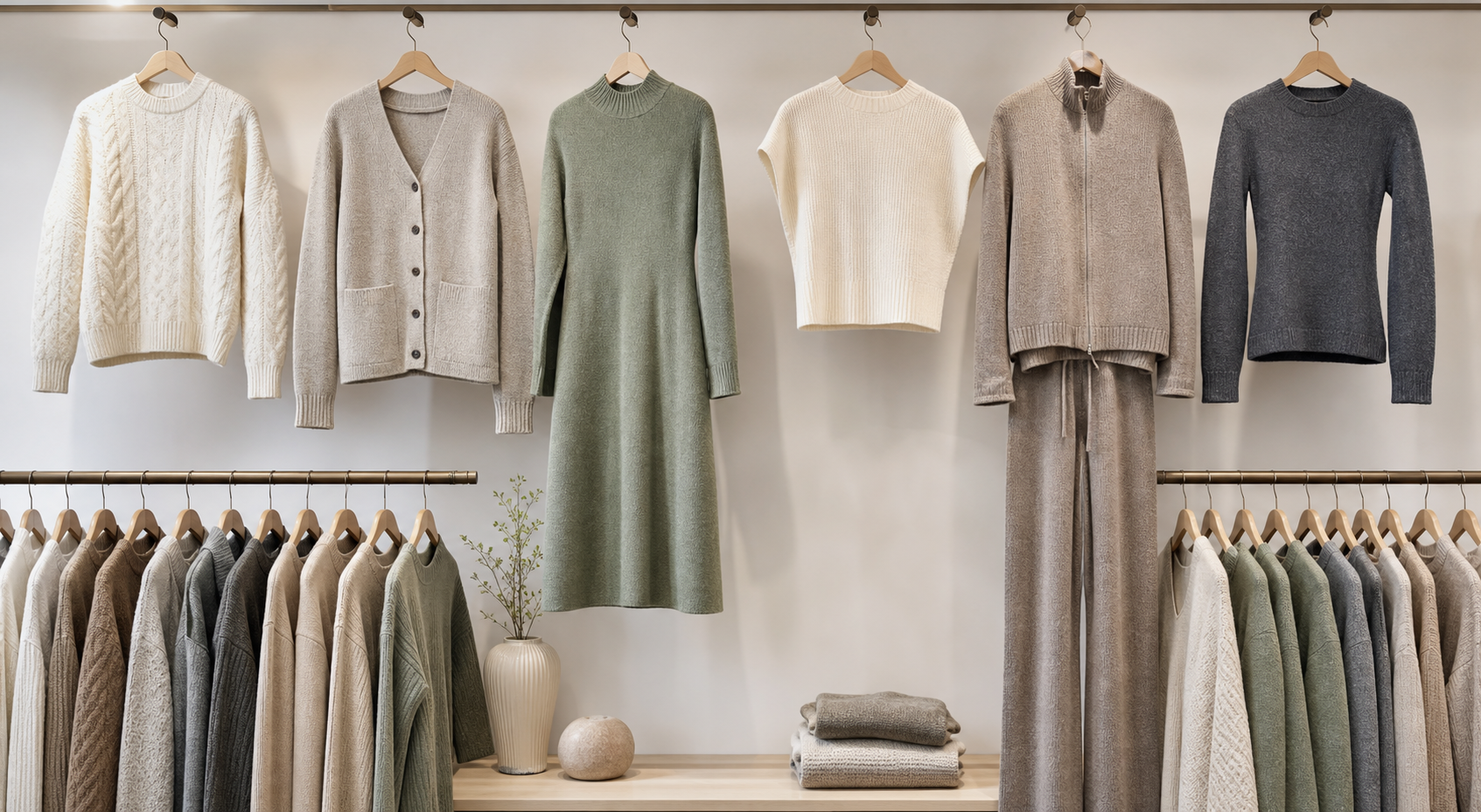 Knitwear product category showroom
